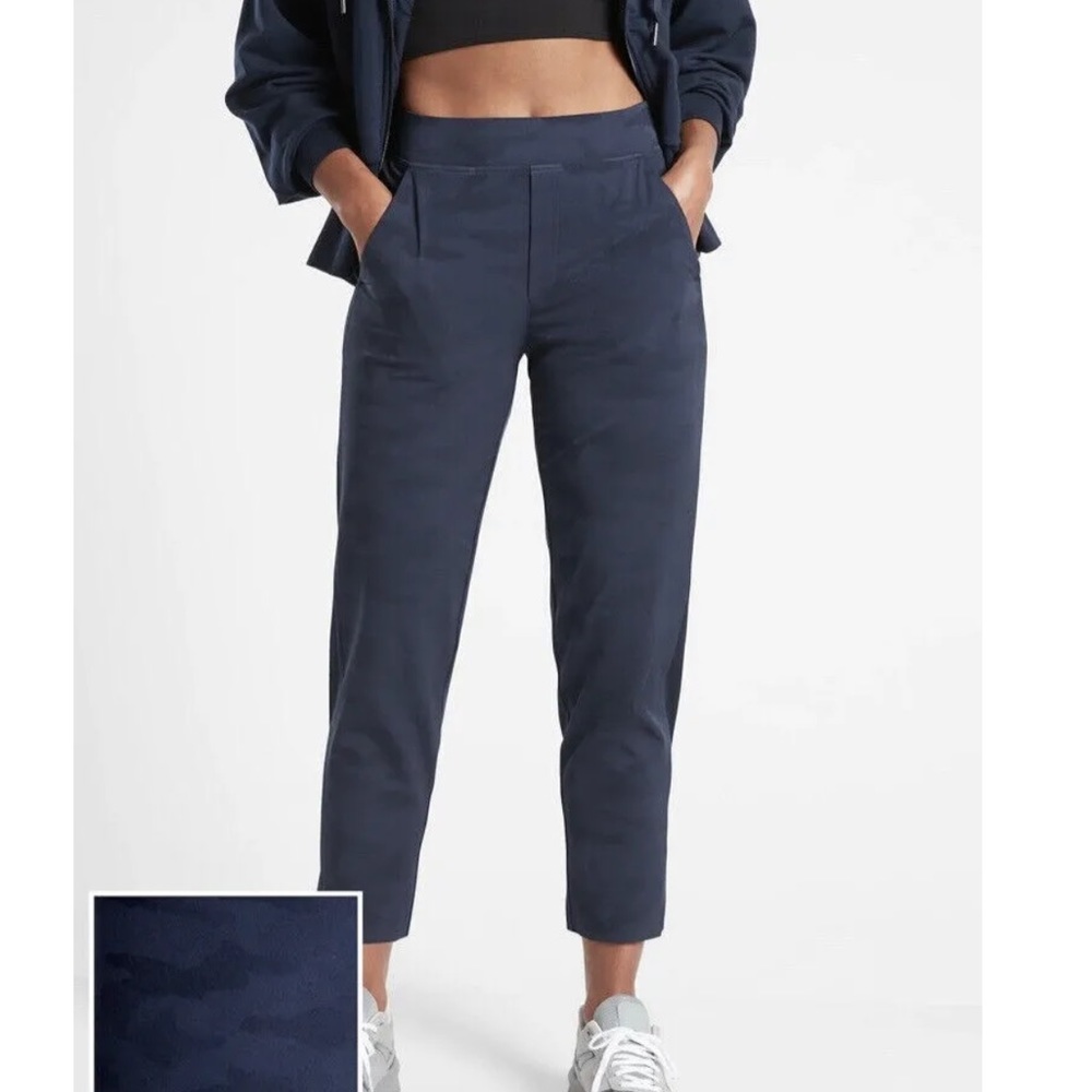 Athleta Brooklyn Ankle Pant Camo 16 - Picture 1 of 15